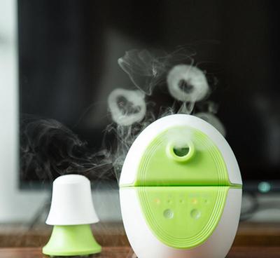 创新产品 吐烟圈超声波香熏机——办公加湿与香薰疗法必备神器